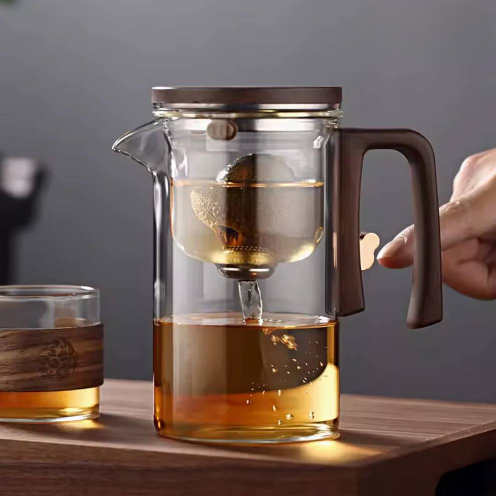 Théière en verre avec infuseur - Votre thé ou tafé à la perfection sans Effort
