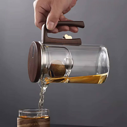 Théière en verre avec infuseur - Votre thé ou tafé à la perfection sans Effort